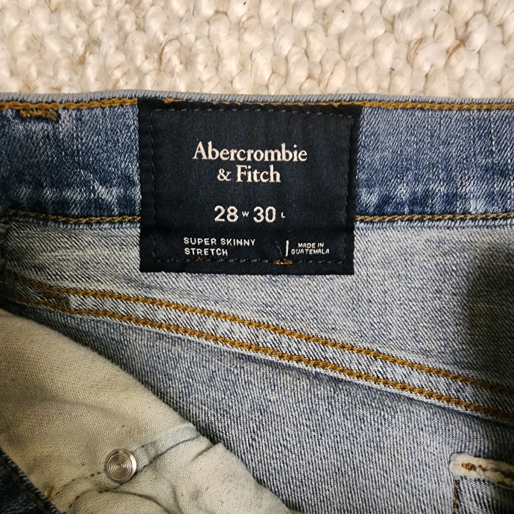 A&F Super Skinny Stretch Jeans